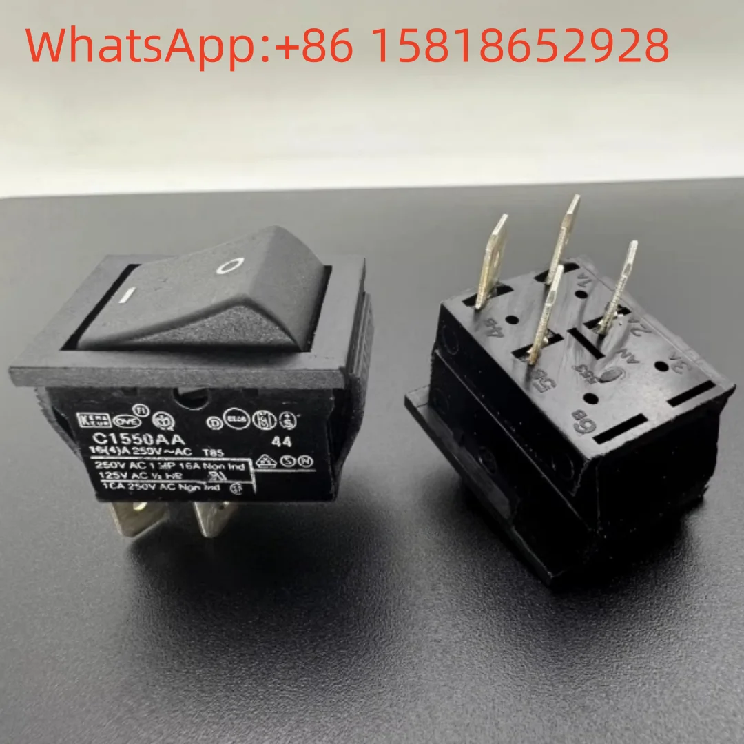 2pcs UK ARCOLECTRIC C1550AA Power Rocker Boat Switch 4-Pin 2-Position 16A Push Button