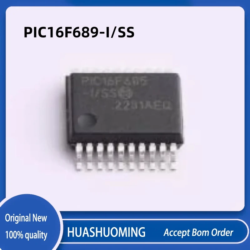 10Pcs/Lot  NeW PIC16F689-I/SO sop-20 PIC16F689-I/SS  ssop20 PIC16F689 I/SO PIC16F689 I/SS   PIC16F689  PIC16F689-I