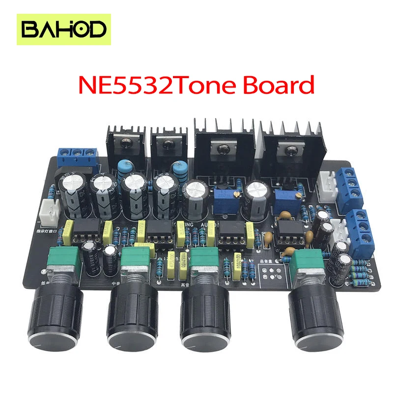 

Upgraded ne5532 Tone Board High Bass Adjustment Amplifier Preamplifier Board Class A Regulator Tone Board