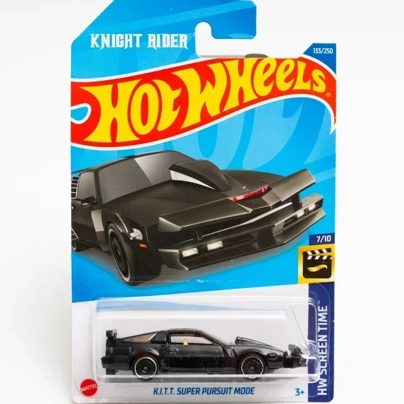 Original Hot Wheels Car Knight Rider K.I.T.T Toys for Boys Voiture 1/64 Alloy Diecast Super Pursuit Concept Kids Birthday Gift