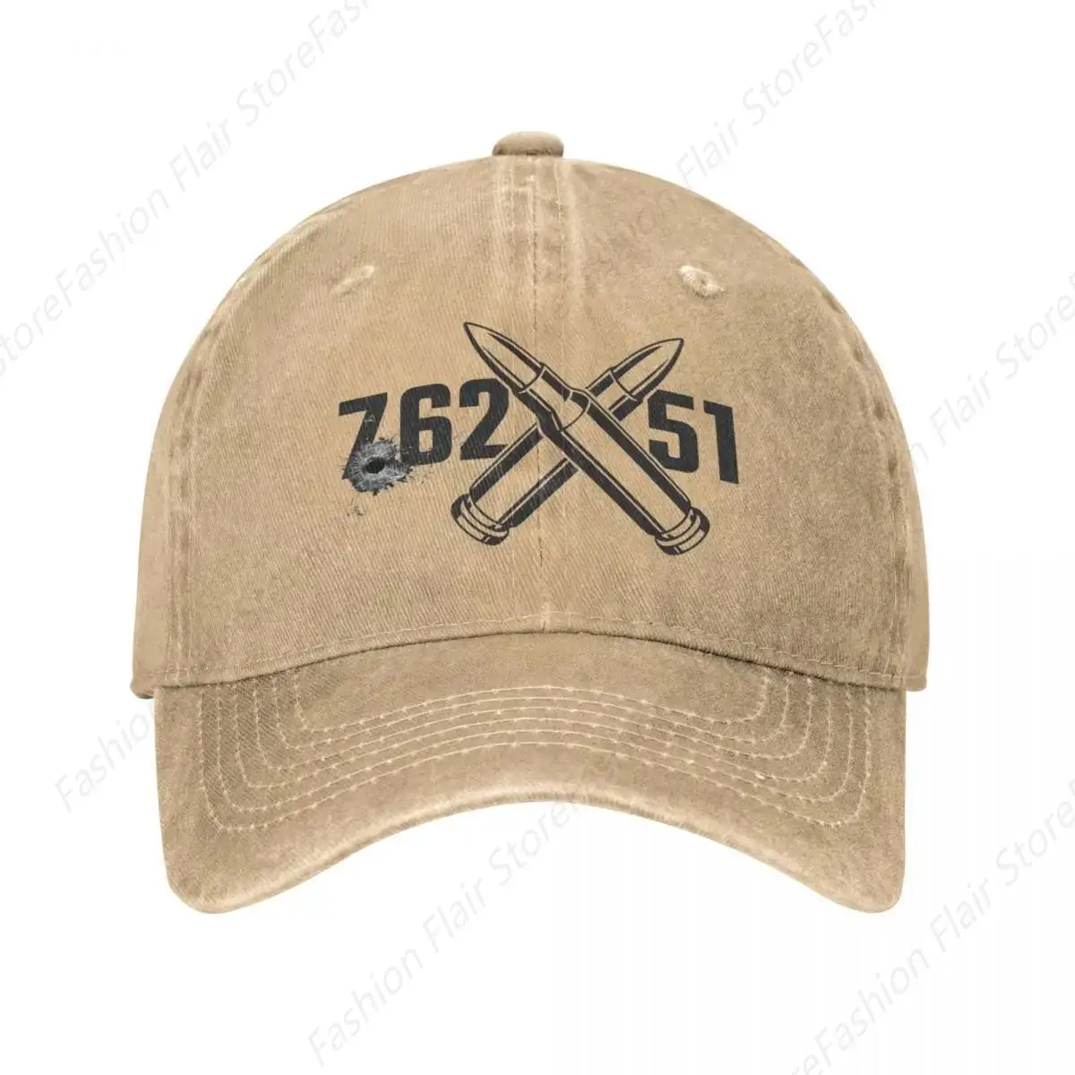 7.62x51 Bullet Caliber .308 FN SCAR Cowboy Hat Hip Hop hard hat Men Cap Women'S