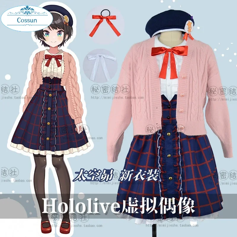 

Hololive Vtuber Oozora Subaru Daily Suit Dress Uniform Cosplay Costume Halloween Party Outfit For Women Custom Made New