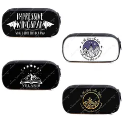 Acotar Velaris Cosmetic Case Pencil Bag Night Court Stationary Bag Pencil Box SJM City of Starlight Bookish School Case Supplies