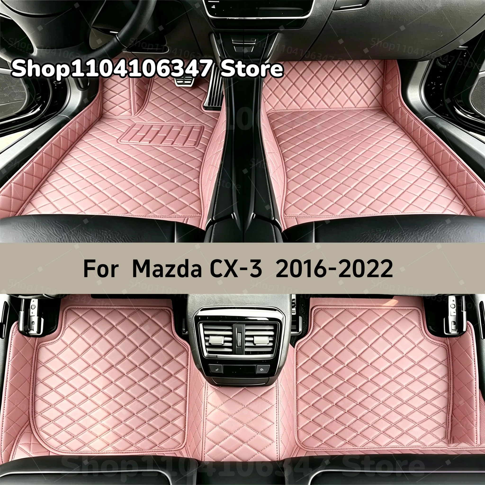 Car Floor Mats Fit For Mazda CX-3 2022 2021 2020 2019 2018 2017 2016 Custom Car Mat Auto Mats Carpets