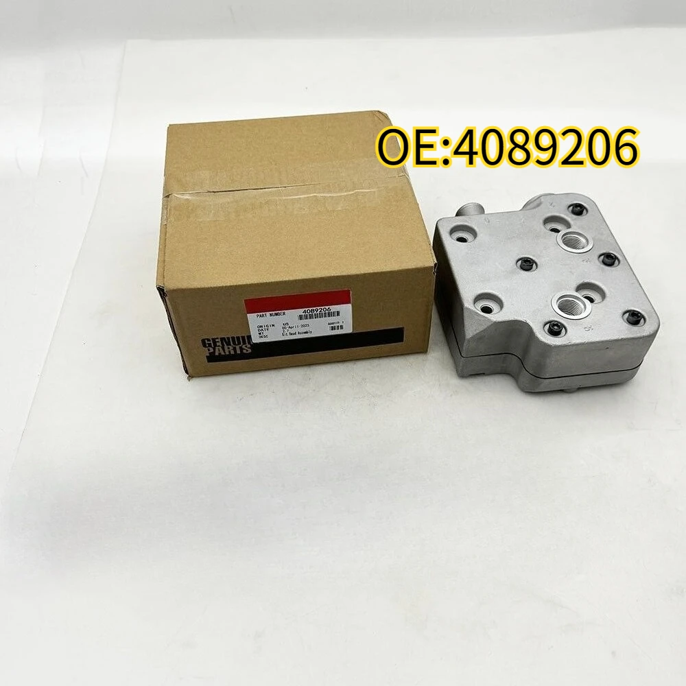 Original High Quality New For 4089206 Air Brake Compressor Cylinder Head Fits For Cummins ISX 4089206 9111539212 New
