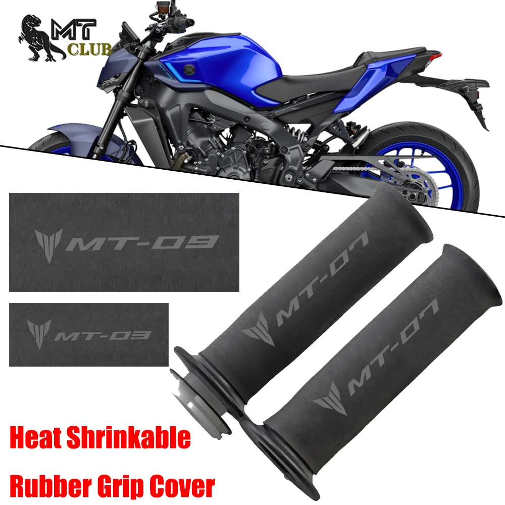 For Yamaha Mt03 Mt07 Mt09 Mt-03 MT-07 MT-09 MT 03 07 09 Hot sale Motorcycle Accessories Grip Cover Non-slip Rubber Grip Valve