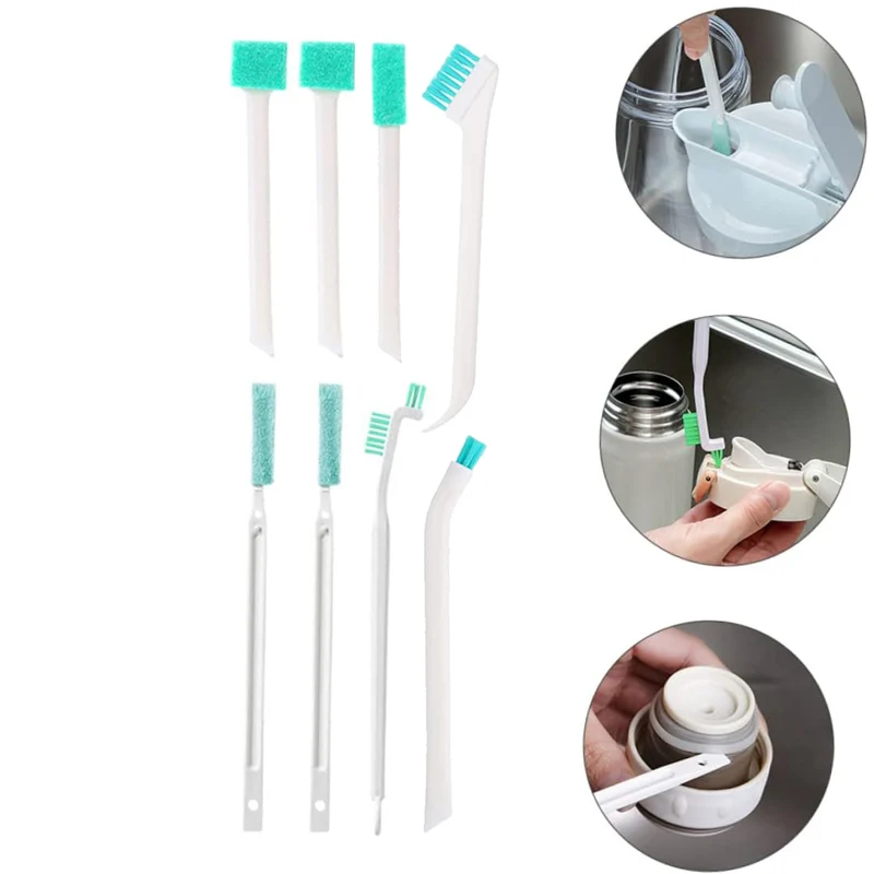 Household Cleaning Brush Set For Bottle Hydroflask Window Crevice Clean