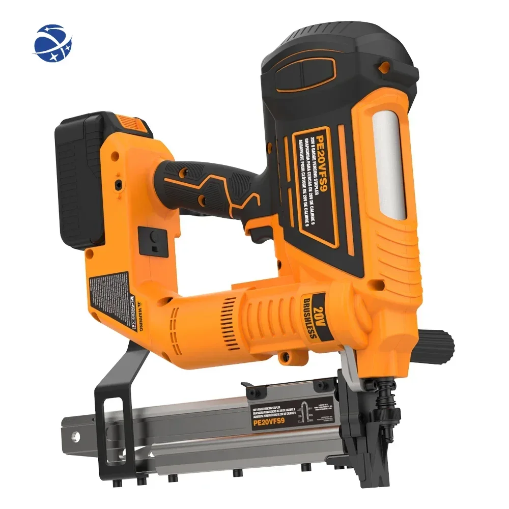 Original brand newFree·man LD400 20V Battery Powered Cordless Fencing Stapler 9 Gauge U Nail Gun for Fence