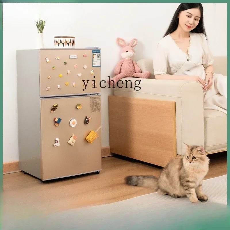 

E132 Class I Energy Saving Mini Refrigerator Household Mini Power Saving Office Double Door Refrigerator