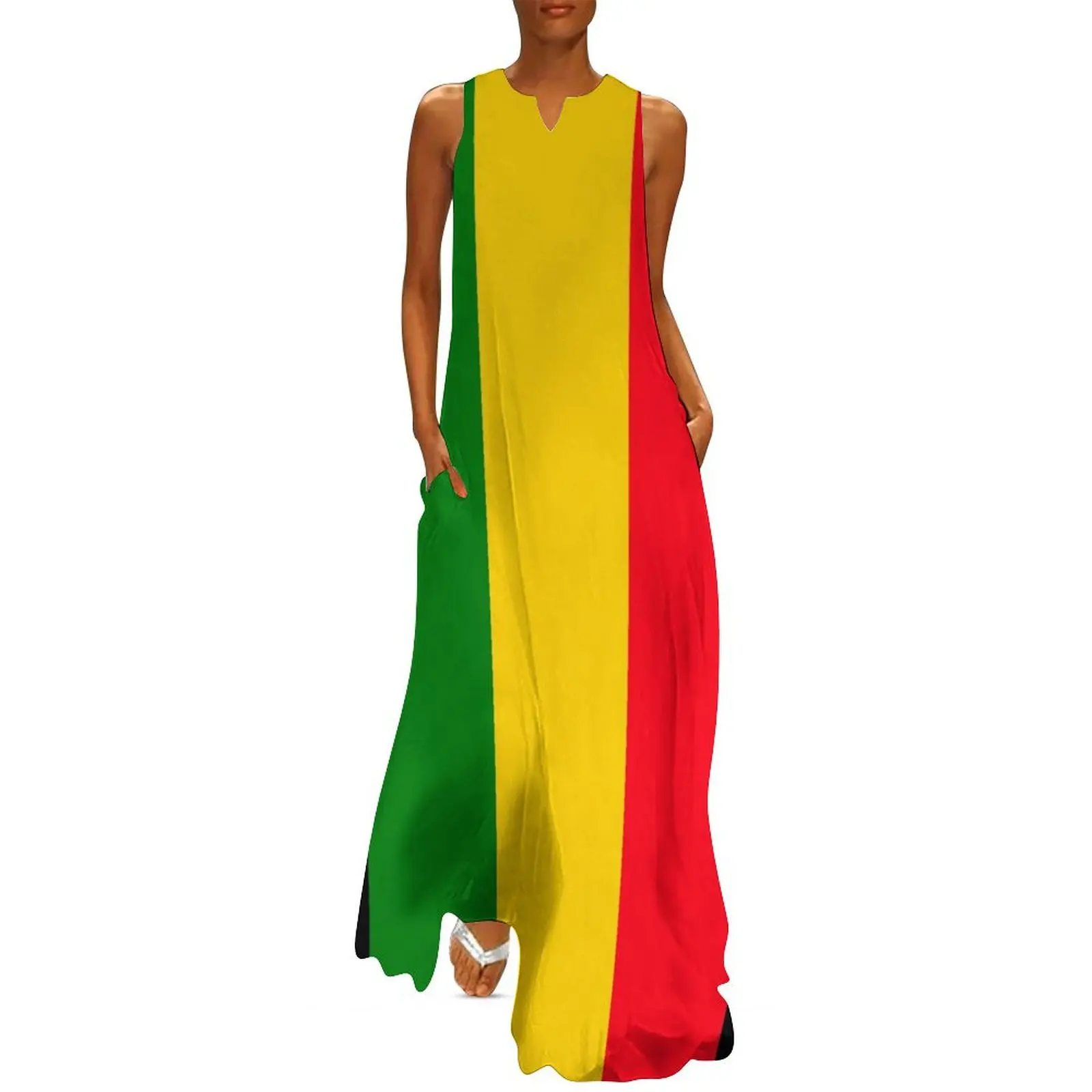 Reggae Vibes Long Dress summer dress womens 2025 Women's summer skirt dress for women 2025 Clothing female