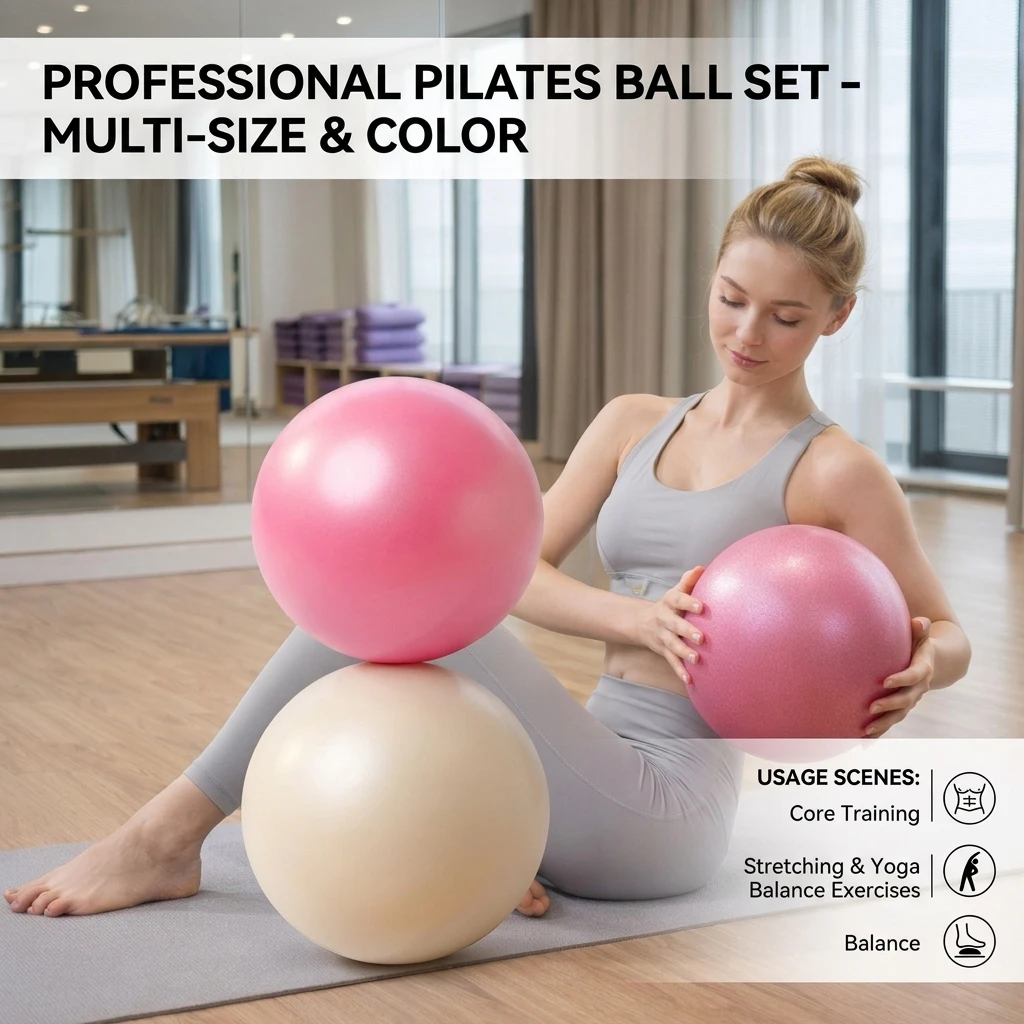 25cm Pilates Ball for Pelvic Floor Muscle Training Specialized Yoga Fitness Ball Proof Home Gym Equipment