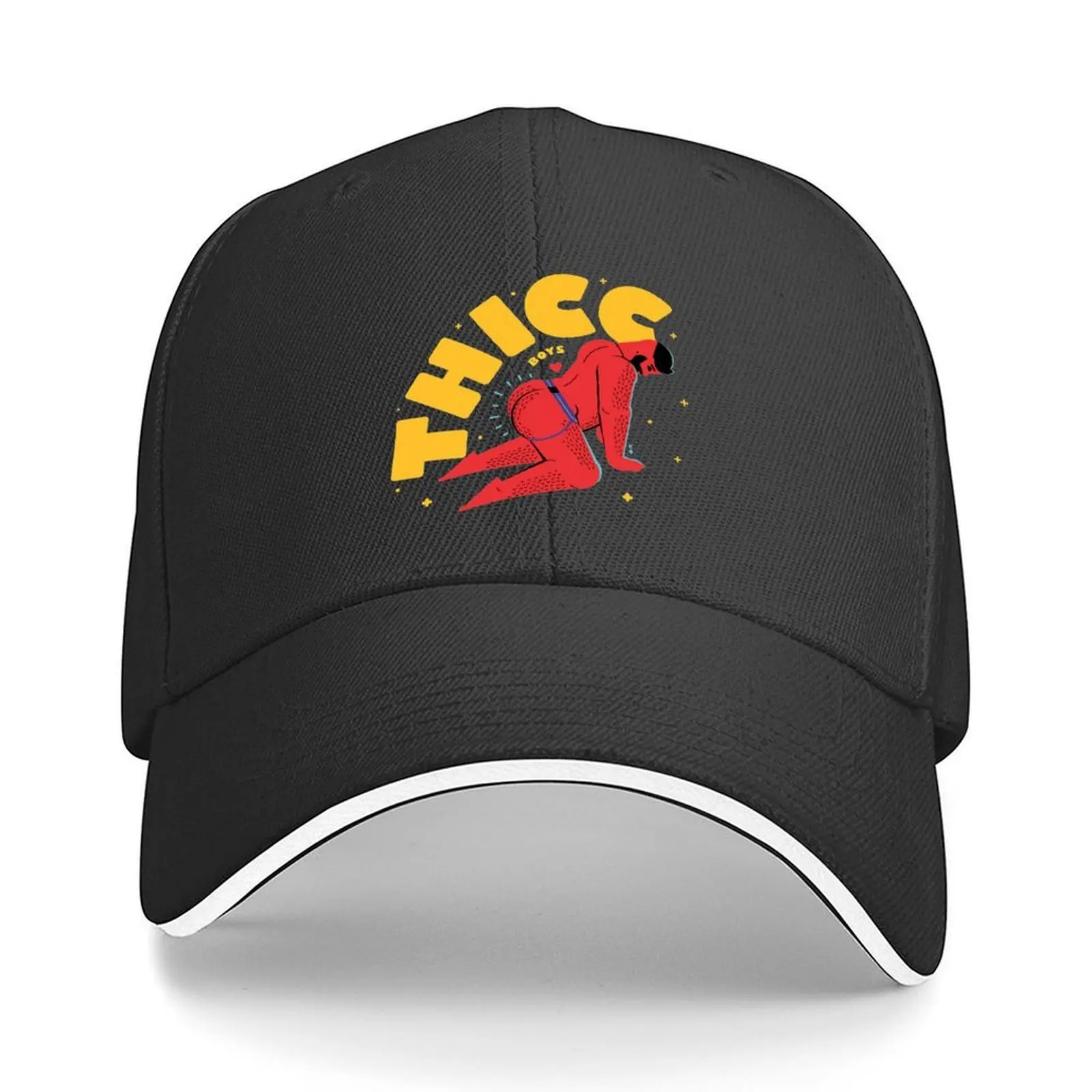 

THICC BOYS Baseball Cap Hip Hop Hat Man For The Sun black Icon For Women Men's