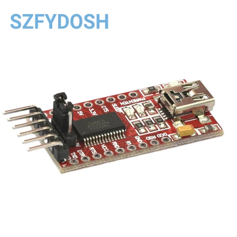 FT232RL FTDI USB 3.3V 5V a TTL Módulo adaptador serie FT232 Pro Mini USB a TTL 232