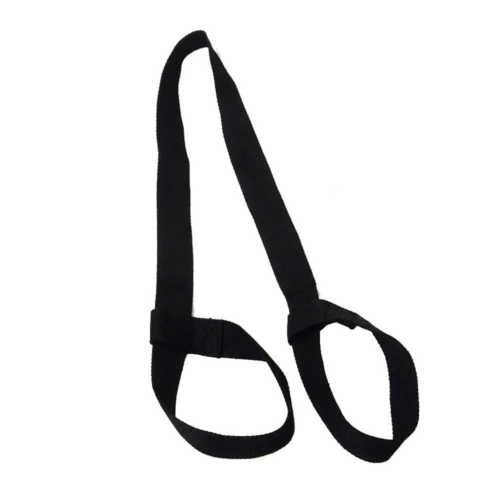 

Cotton Yoga Mat Strap Adjustable Exercise Mat Carrier Lightweight Strap For All Sizes Fitness Accessories Black 150X3.8Cm