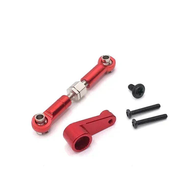 WLtoys 144010 144001 144002 124017 124016 124018 124019 RC Car Modification Parts, Metal Steering Gear Lever & Steering Gear Arm