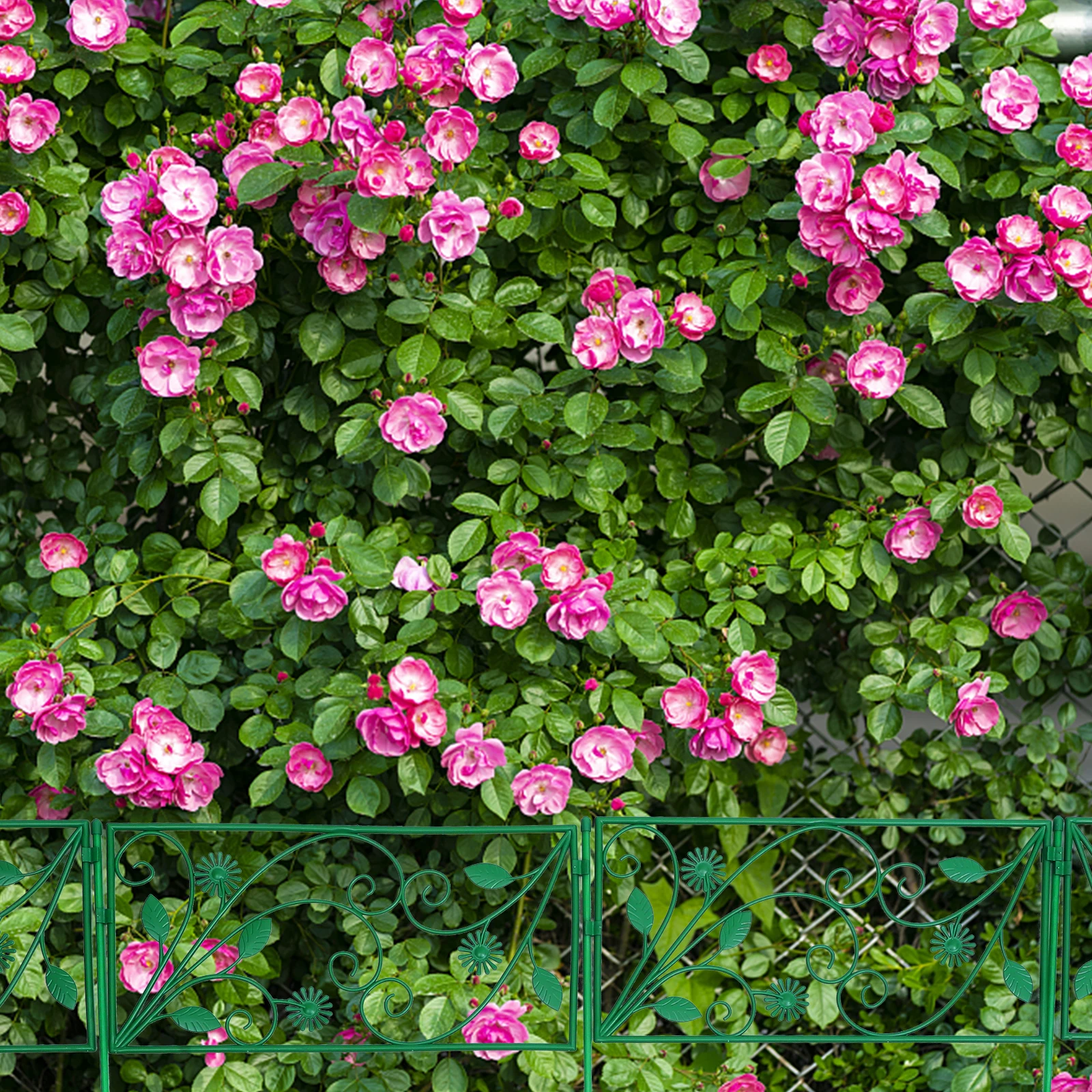 

1 set Climbing Trellis 147cmx30cm 5Rods Outdoor Garden Supplies Plastic Fences Arbors Trellises Gardening Accessories Plant