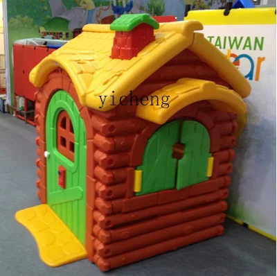 ZZ Game House Plastic Children's Naughty Paradise Outdoor Play House Chocolate Forest Factory Direct Sales