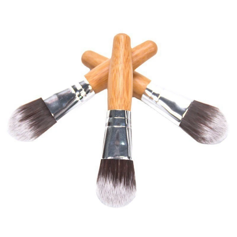 Bamboo handle Mini makeup brush Facial mask foundation make-up brush