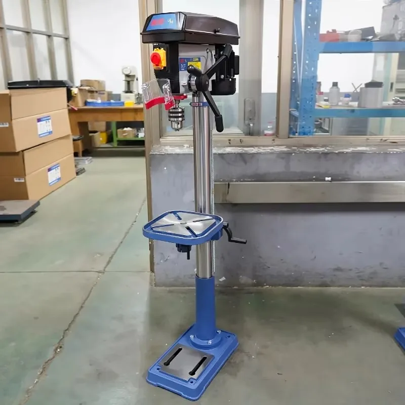 High Power 1000W 1500W Laser Positioning Electric Vertical Bore Industrial Benchtop Wood Drill Press Motor