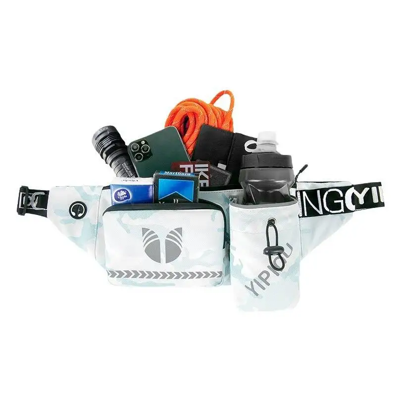 Waterproof New Camouflage Outdoor Mountaineering Mobile Phone Men and Women's Cycling Large-capacity Sports Fanny Pack Belt Bag
