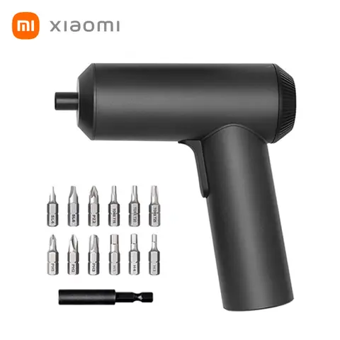 Xiaomi Mijia Electric Screwdriver 3.6V 2000mAh 5N.M Torque Electric Screwdriver Household With 12Pcs S2 Screw Bits Mi Home Tools