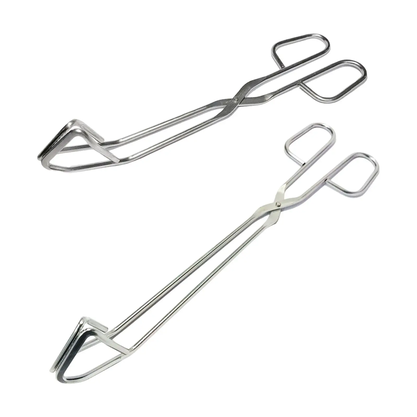 Stainless Steel Food Clip Multipurpose Heavy Duty Lightweight Barbecue Tongs for Camping Hiking Backpacking Cooking Picnic