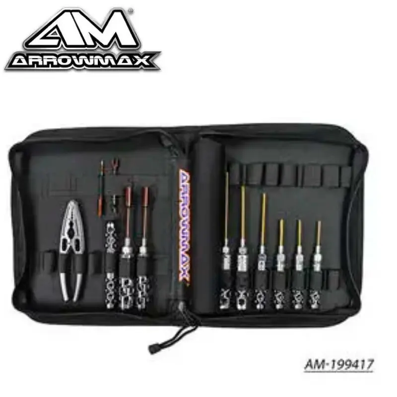 Original ARROWMAX AM-199417 AM Honeycomb Toolset For 1/10 Offroad (12Pcs) With Tools Bag Rc Tool