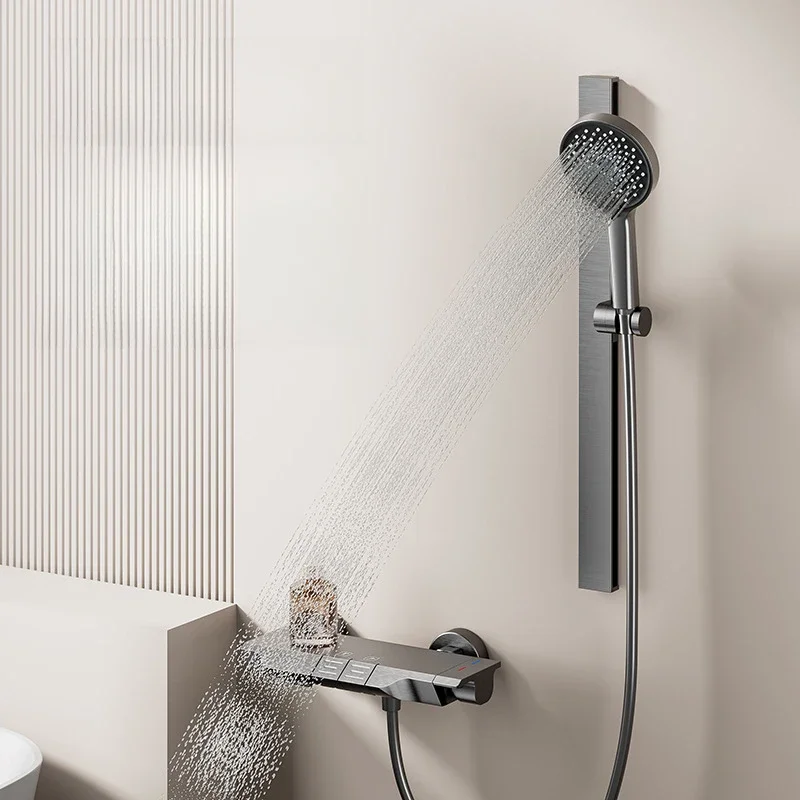 Ensemble de douche sans toit, ingénierie d'hôtel, pressurisation de douche simple