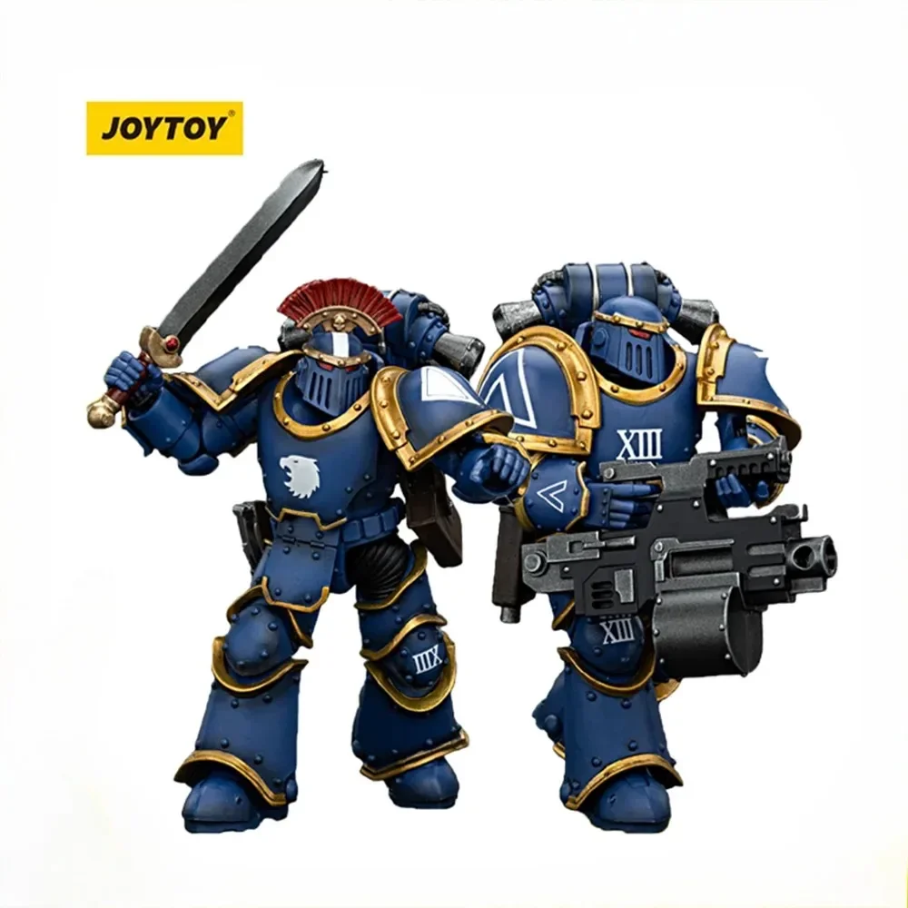 Joy Toy 1/18 Actionfigur Ultramarines Figur Legion MKIII Power Sword Tactical Squad Sergeant Joint Bewegliche Figur Anime Spielzeug