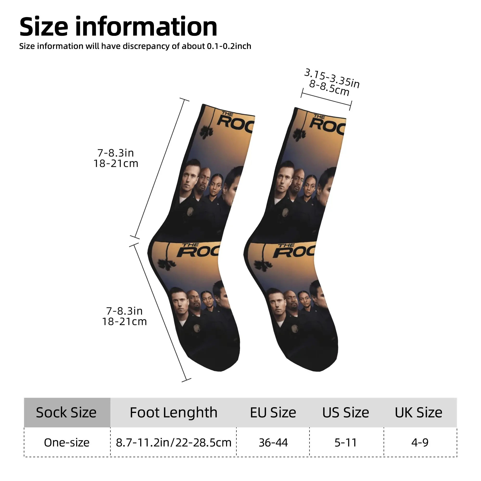 جوارب The Rookie TV Show جوارب شتوية عصرية للرجال جوارب ناعمة قابلة للتنفس مخصصة للرياضات الخارجية جوارب مضادة للانزلاق