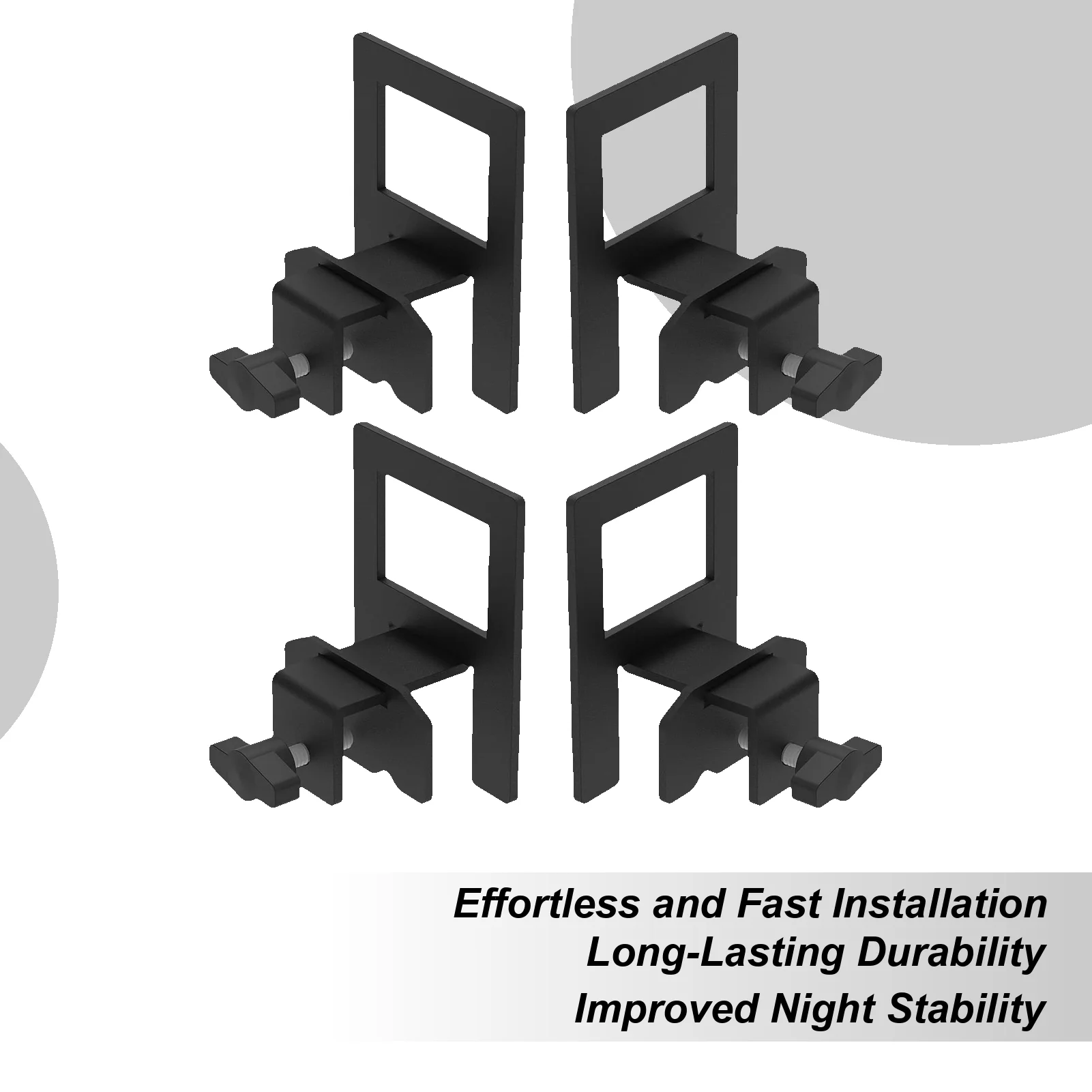 جوانات مرتبة غير قابلة للانزلاق سدادة منزلق للإطار المعدني 4 قطع جوانات قابلة للتعديل لوازم حماية الأثاث لـ