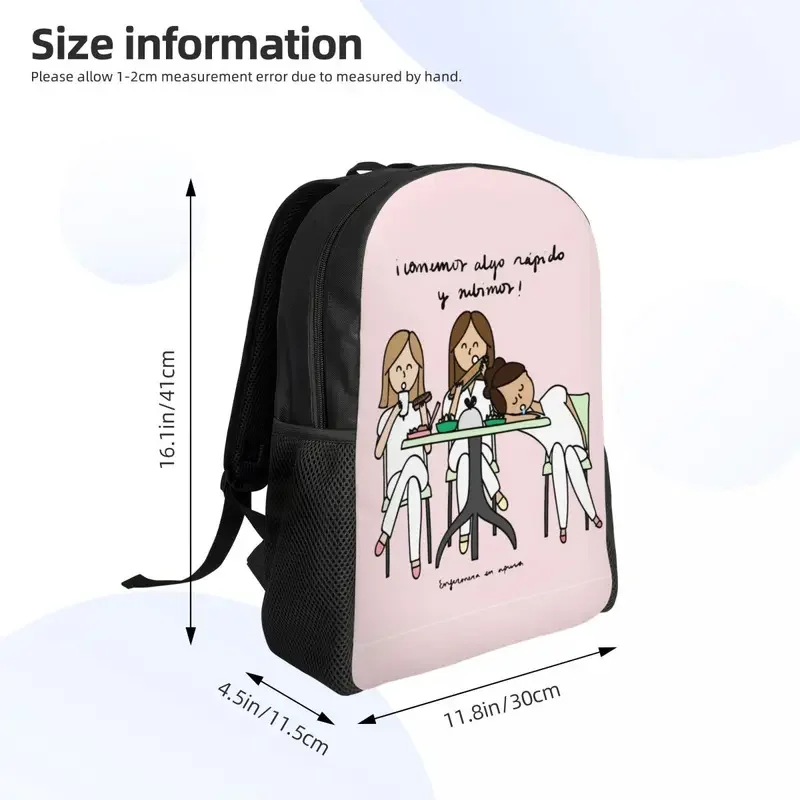 Nurse In Trouble Doctor Nurse Medical Laptop Backpack Men Women Fashion Bookbag for School College Students Bag