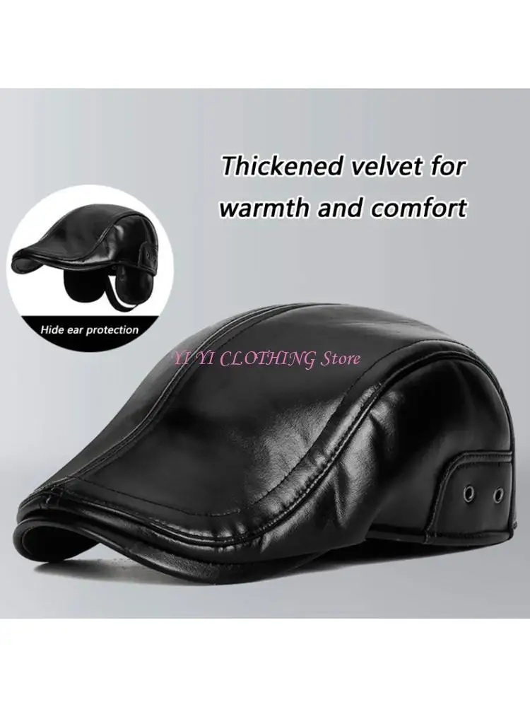 N5KF Trendy Berets Japanese Unisex Headwear Accessory for Women Men Cabbie Hat for Halloween Cosplay Party Outfit