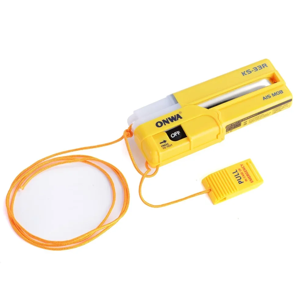 ONWA KS-33R AIS-MOB محدد المواقع الشخصي منارة Smartfind AIS MOB Tracker ينقل معلومات تتبع الهدف GPS