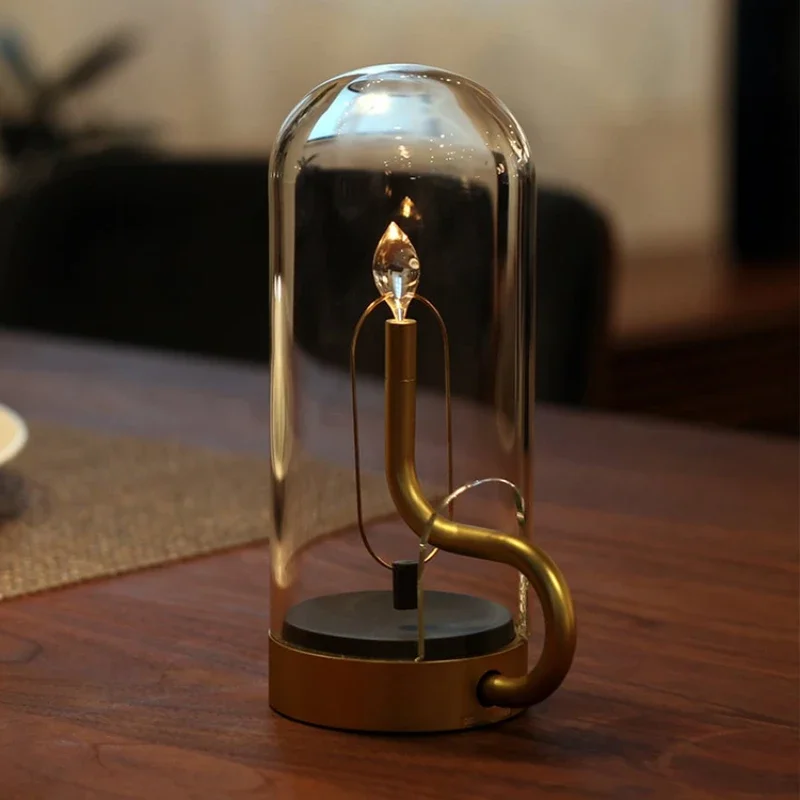 Oplaadbare Bureaulamp Met Retro Slaapkamerbedsfeer