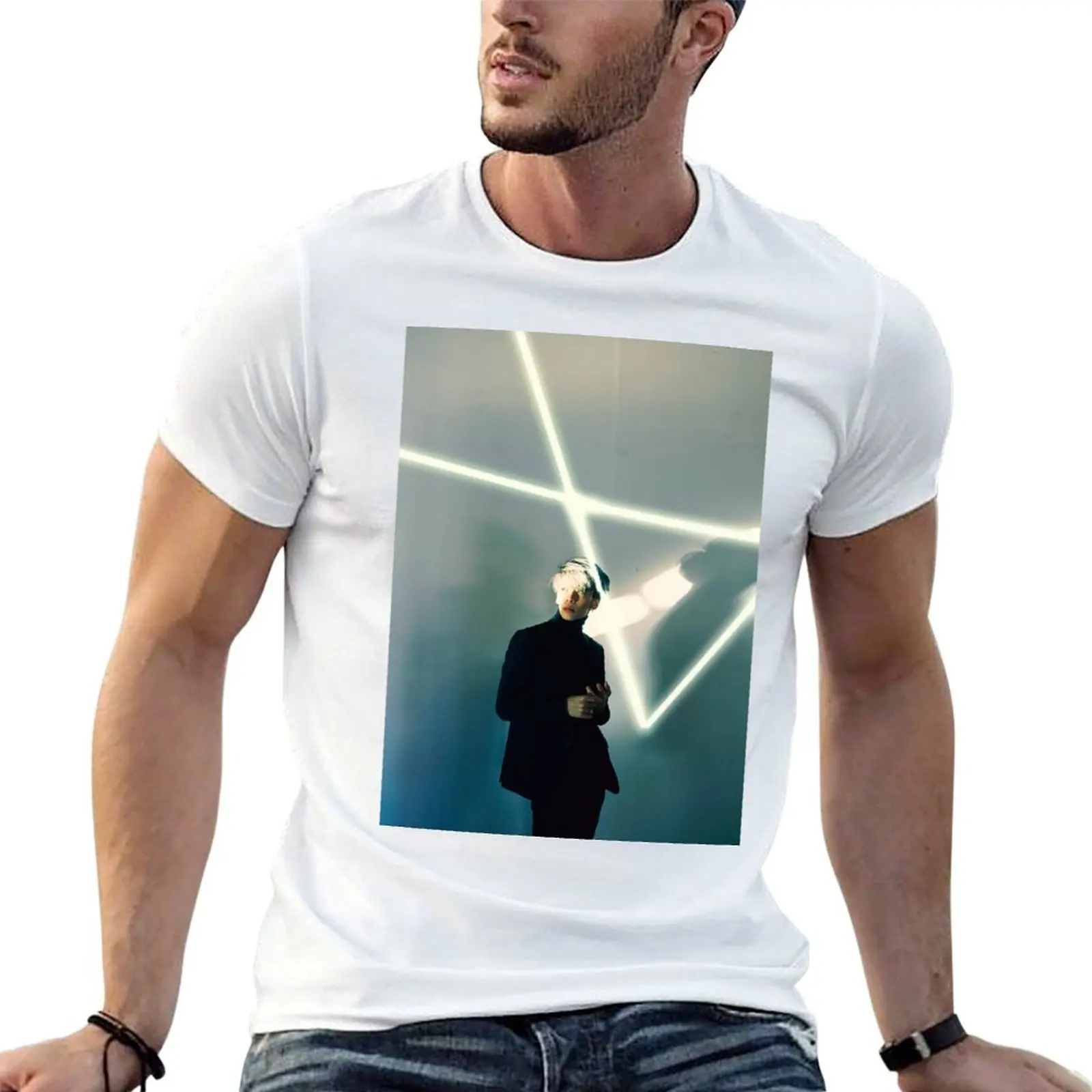 SHINee JONGHYUN BASE T-Shirt tees blue archive oversized t shirt men