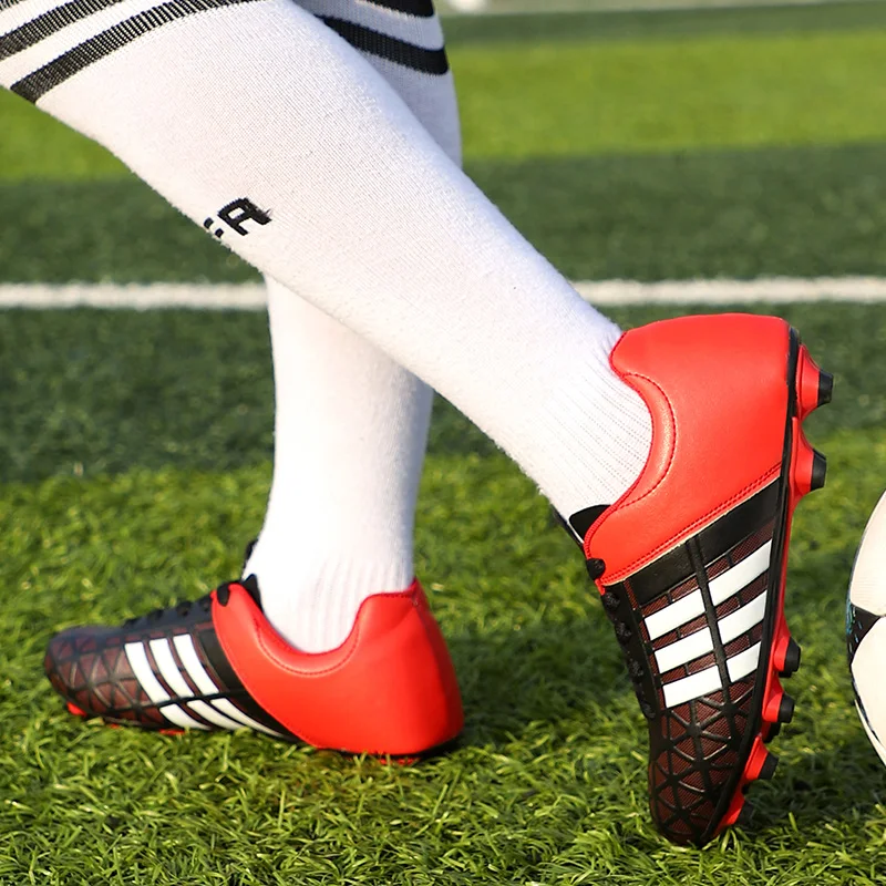 AG/TF Kids Football Shoes Indoor Professional Original Boy Football Field Boots Soccer Childrens Shoes Society Cleats Training