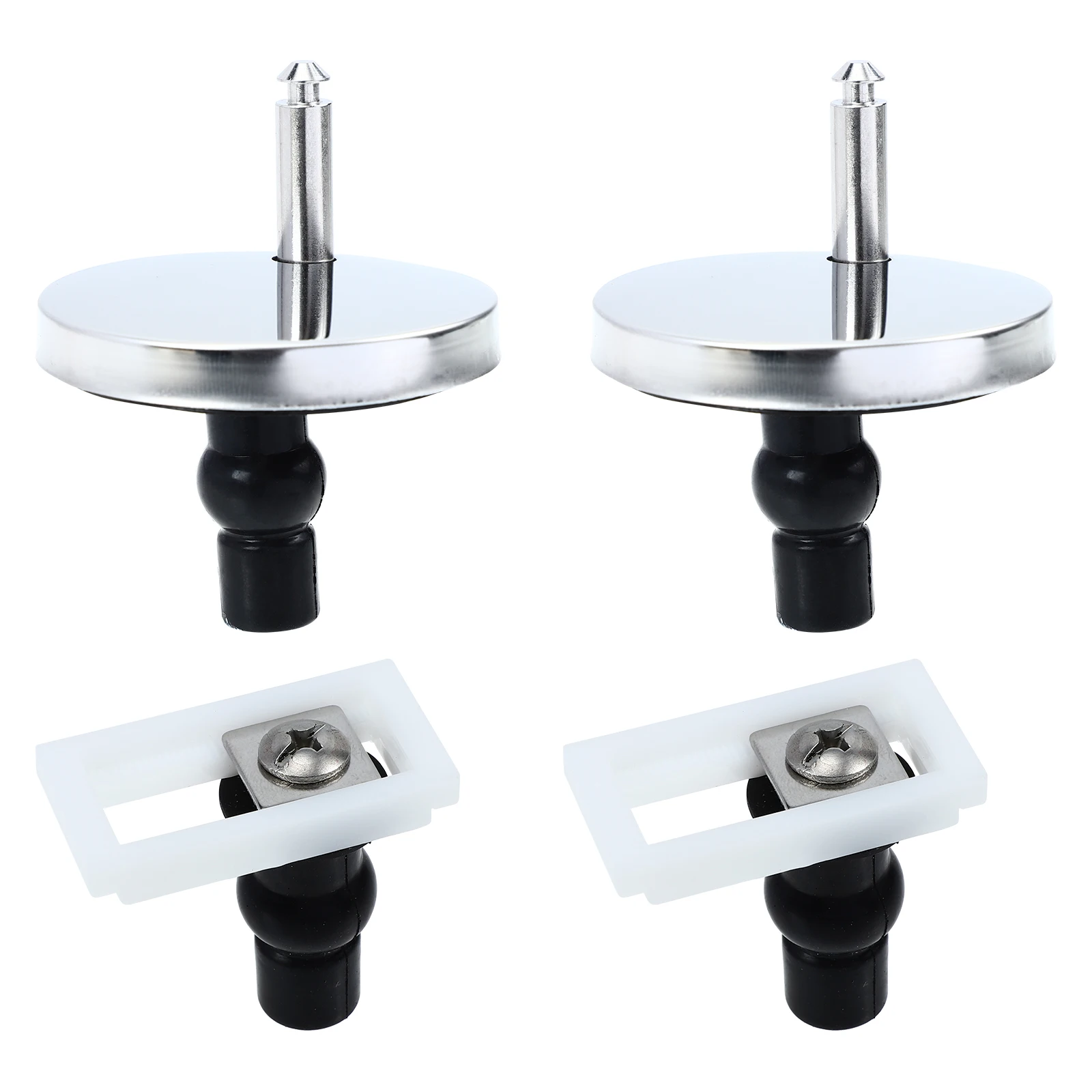

1Set Premium Toilet Seat Installation Hardware Strong Connectors for Secure Fit All Round Replacement Toilet Seat Accessories