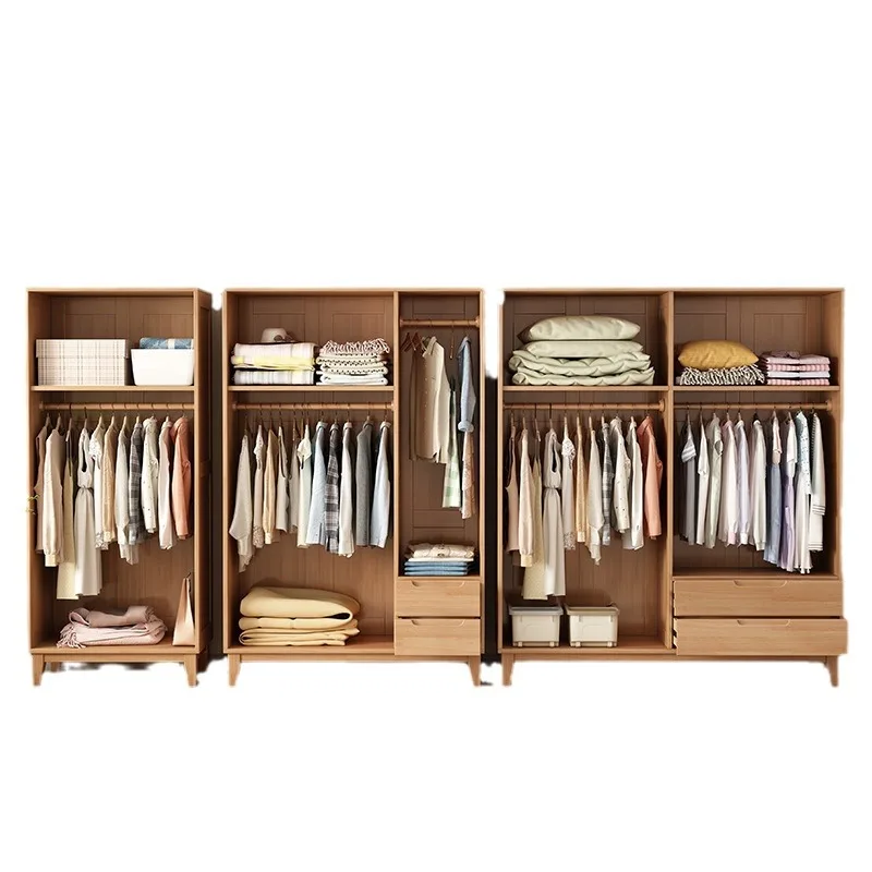 

Wardrobe Home Bedroom Locker Modern Simple Bedside Clothes Hanger Wardrobe