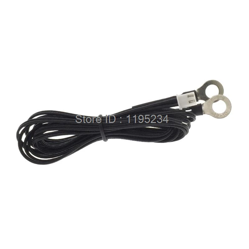 10K B3435 Surface Fixed  Probe Aperture 6MM Cover Heat Shrinkable Tube 15MM NTC Thermistor Temperature Sensor Length 1M XH2.54