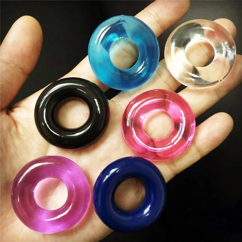 3pcs Crystal Cock Ring Delay Ejaculation Penis Rings For Men Male Flirting Adult Supplies Sex Toys 18+