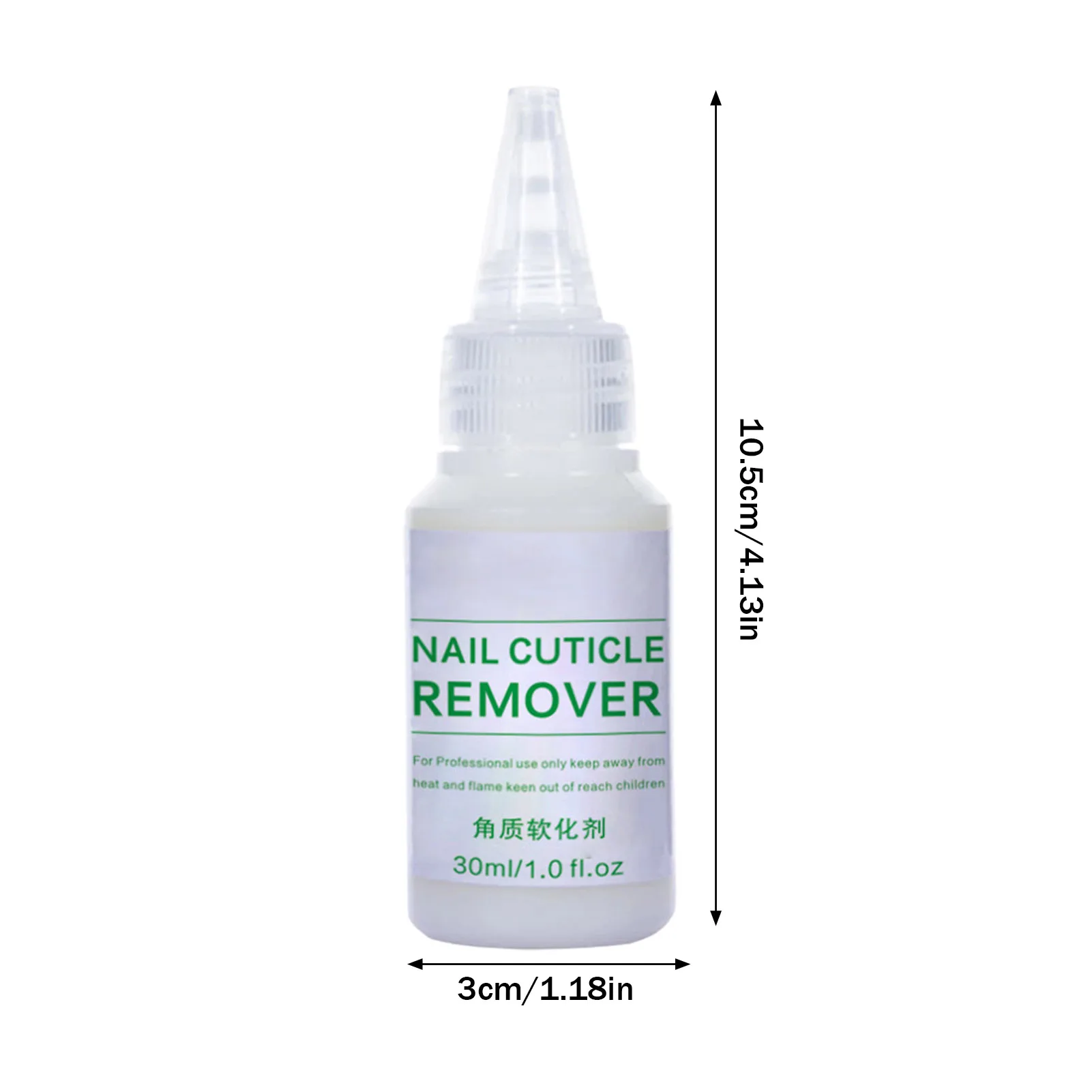 Crema removedora de cutículas, suavizante y removedor de cutículas de fórmula profesional para manicura artística en el hogar, bricolaje, 30ml