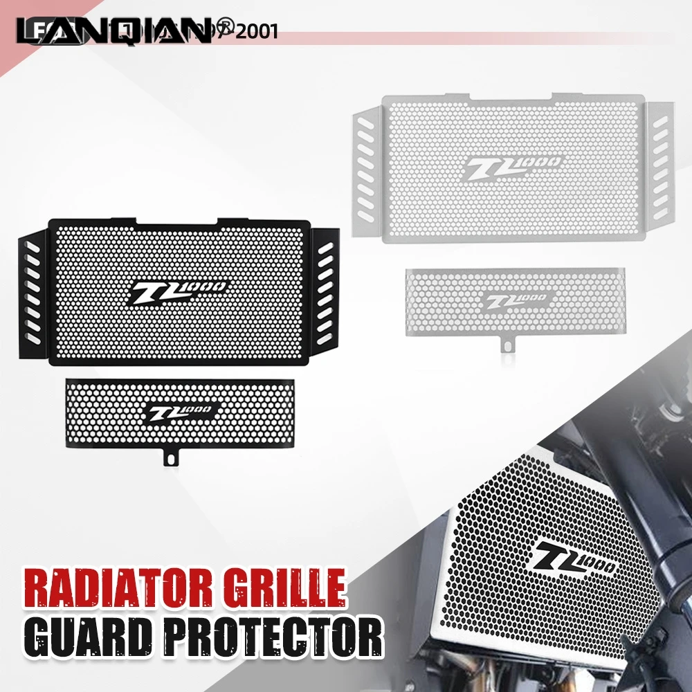 

For Suzuki TL1000S TL 1000 S TL 1000S 1997 1998 1999 2000 2001 Motorcycle Accessories Radiator Grille Guard and Oil Cooler Set