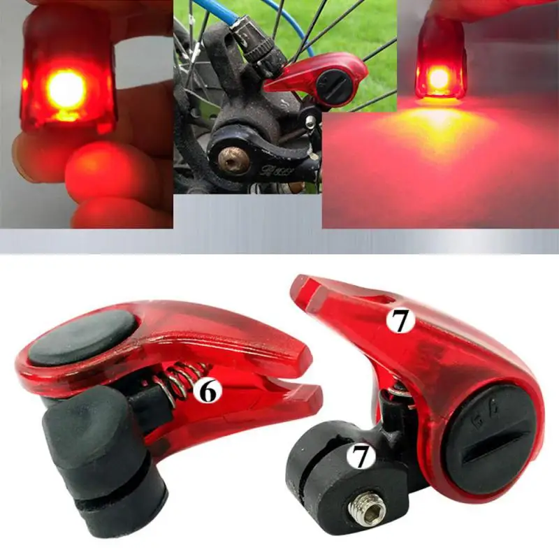 Bike Brake Light LED Bike Light Waterproof Mountain Bike Brake Lantern Cycling Safety Warning Light Lamp Bicycle Accessories