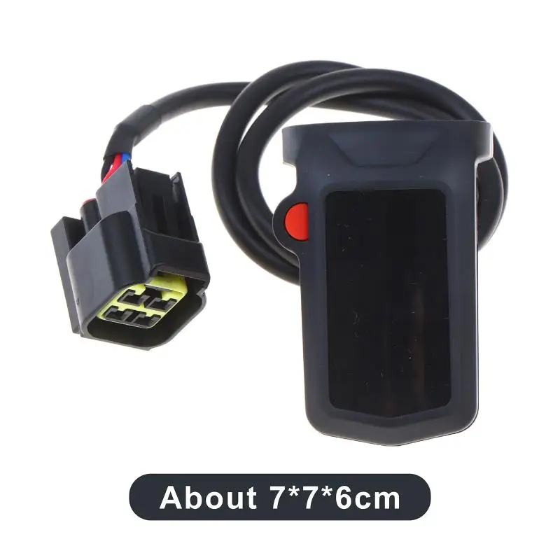 Electric Bicycle LCD Display Waterproof Clear Speed Power Monitor Scratch Resistant Shell for Urban Commuter E-Bike Modification