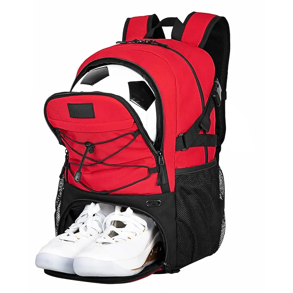 

Soccer Backpack,Basketball Backpack with Ball Compartment & Shoe Compartment,Backpack for Basketball,Soccer