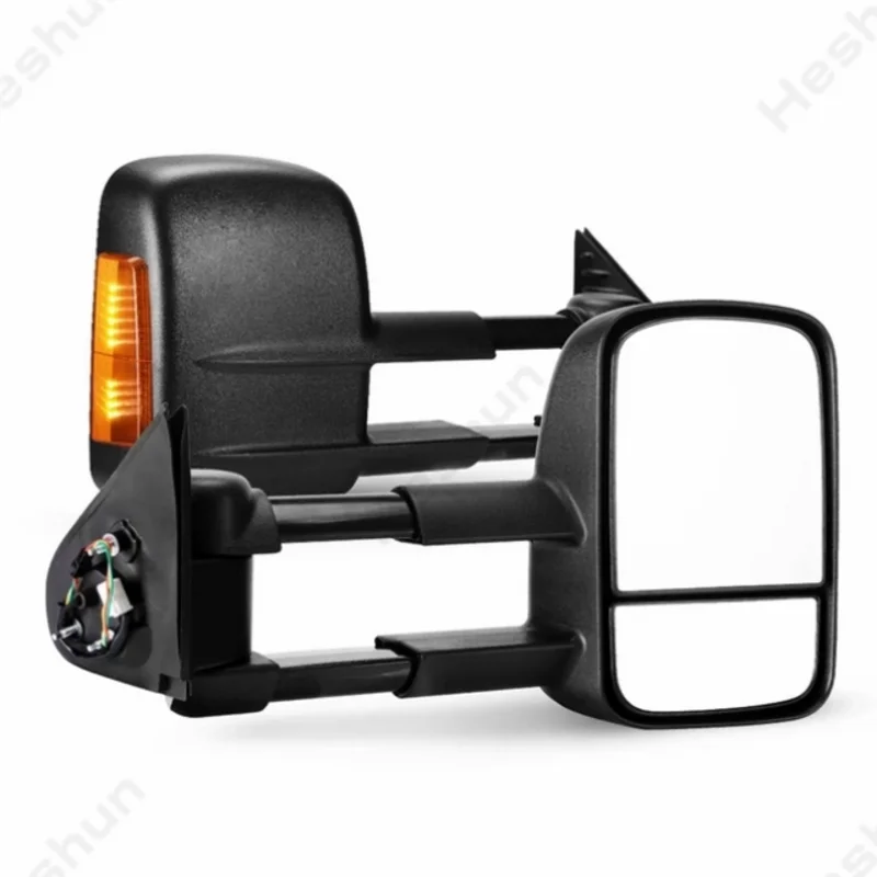 

2 Pieces Towing Mirrors For Nissan D40 Navara 550 Frontier 2005 - 2015 Suzuki Extendable Manual Folding Signal Light Side Mirror