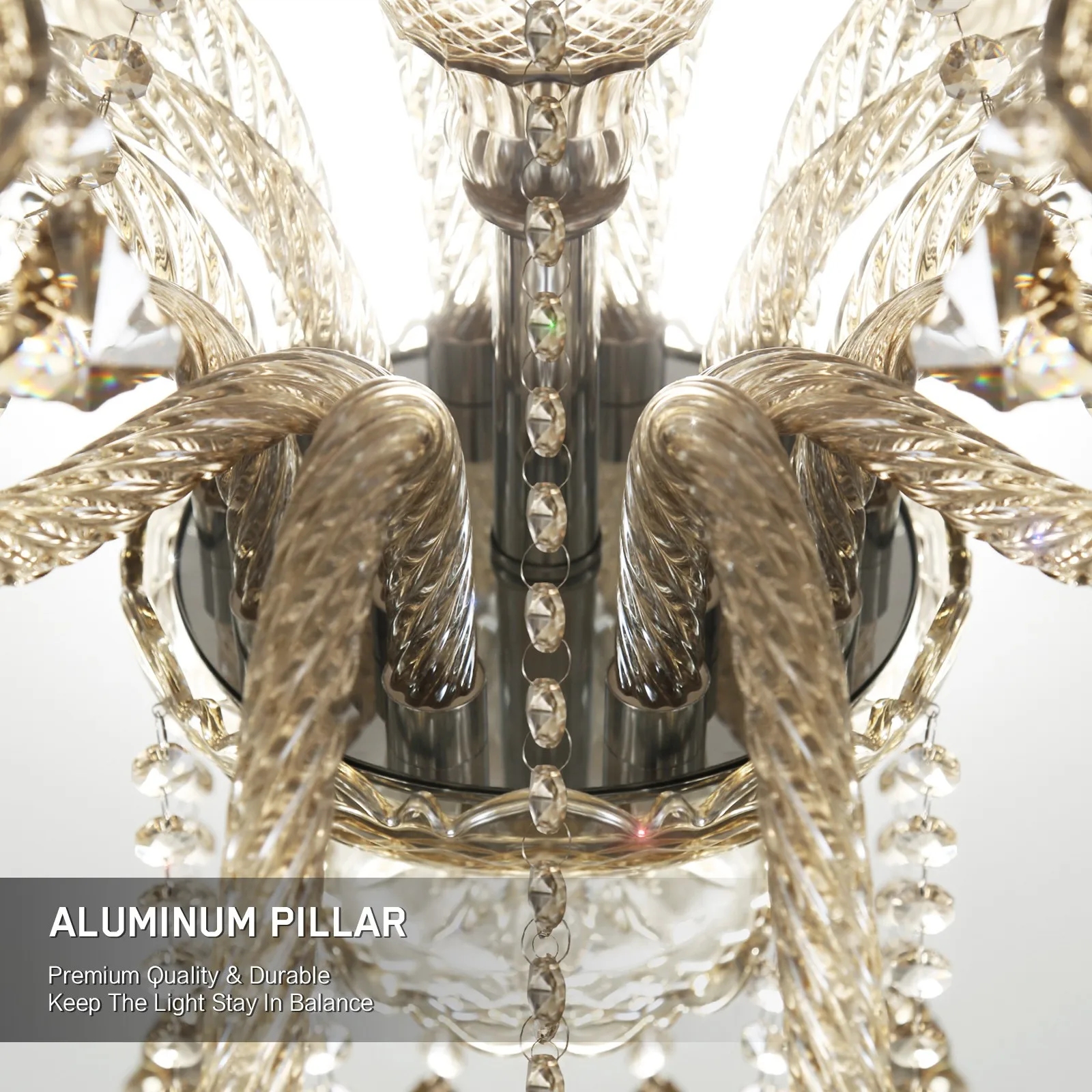 15 ذراع الثريا الثريا كريستال E14 غرفة نوم الثريا الحديثة K9 غرفة المعيشة صالة صالة صالة صالة كريستال #6