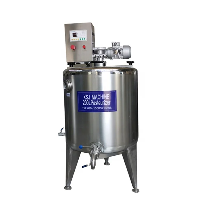 

100L Small Scale Daily Yogurt Cheese Goat Batch Milk and Juice Sterilization Pasteurization Processing Machine