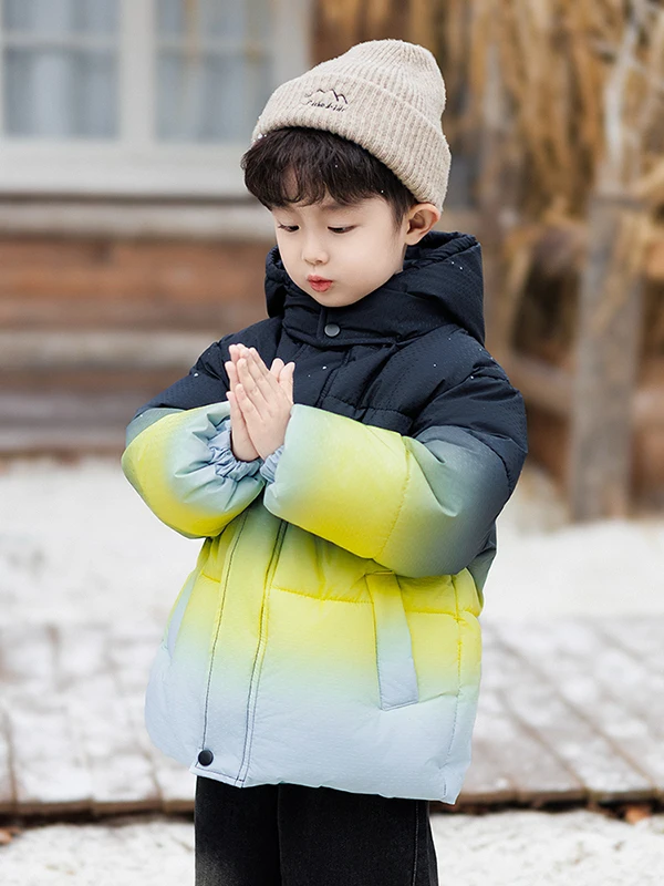 

Зимняя утепленная хлопковая куртка для мальчиков с капюшоном, модная теплая молодежная модель с длинными рукавами на молнии, приталенный крой